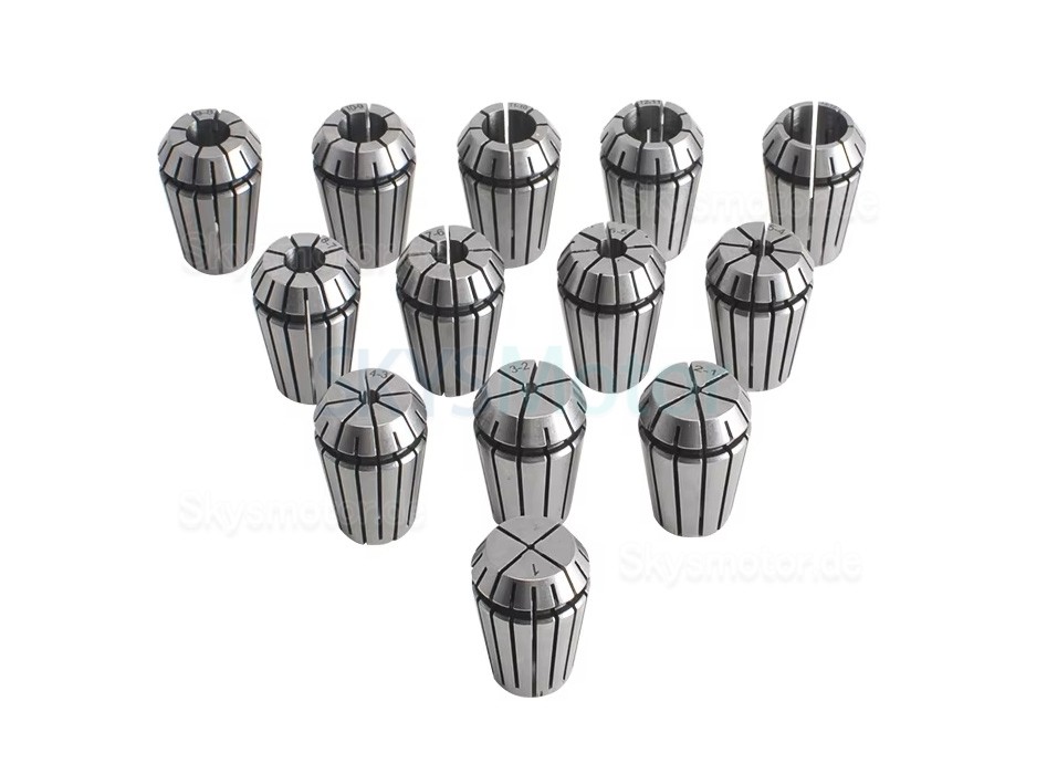 4,5kW 380V Wassergek&uuml;hlter Spindelmotor Satz JDG-125S.4.5 + H100-5.5S2/T4-1A mit Frequenzumrichter + Wasserpumpe + 13 ER25 Spannzangen + Halterung